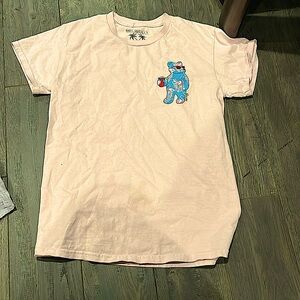 Pink With Blue Bear T shirt